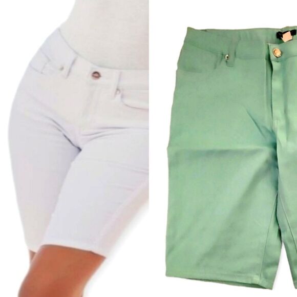 NWT Venus Jean Bermuda Shorts - Picture 1 of 4